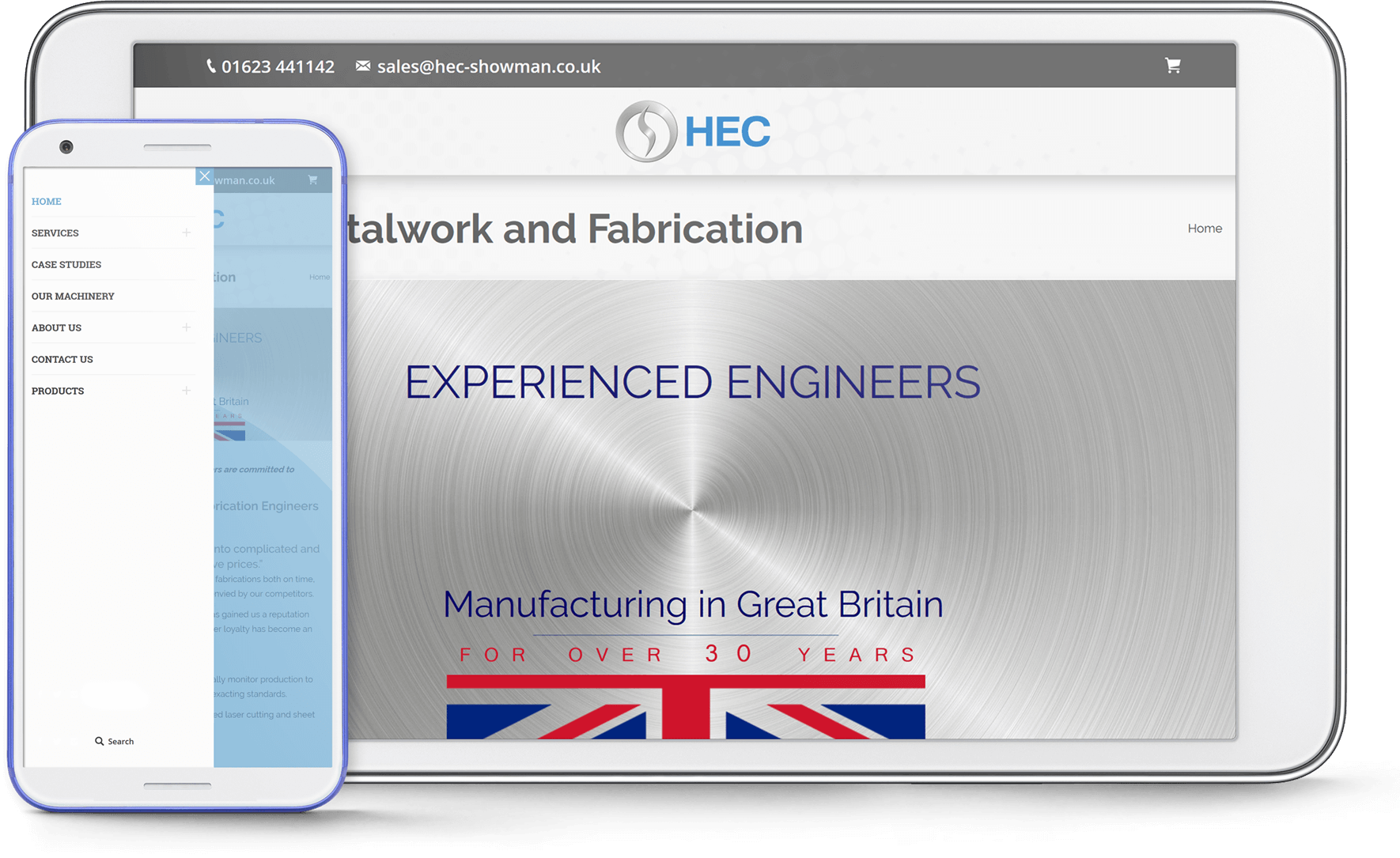 HEC client screenshot mobile